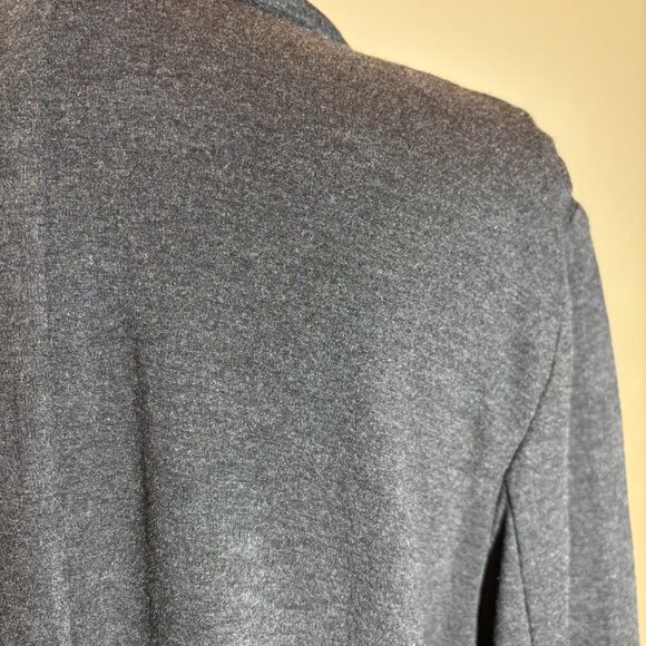 J.Jill Pante Wearever Gray Open Front Knit Blazer Jacket - Picture 11 of 12